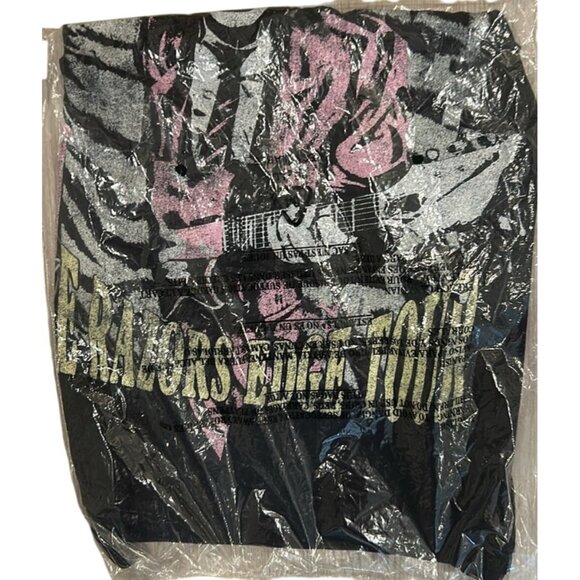 AC/DC The Razors Edge Tour 1990 Tie-Dye T-Shirt XS Recycled Karma Cotton/Polyest - Picture 5 of 5